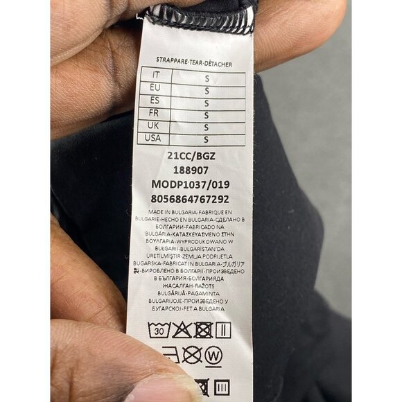 Calzedonia Womens Biker Shorts Black Pull On Yoga Waistband Stretch Activewear S - Picture 5 of 5